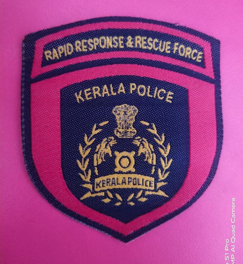 FORMATION BADGE FOR- RAPID RESPONSE & RESCUE FORCE- KERALA POLICE –  PoliceKaki.com